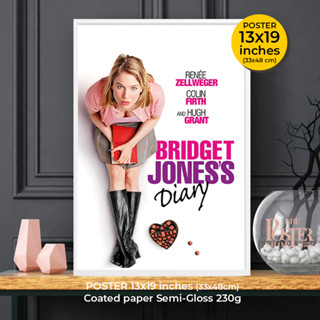 Bridget Joness Diary Poster (2001) Comedy/Romance Renée Zellweger, Colin Firth ภาพขนาด 33X48 cm