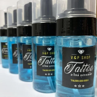 (พร้อมส่ง) โฟมทำความสะอาดขณะสัก Blue Soap 100 มล.