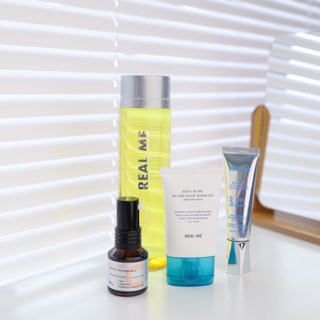 ﹝ส่งฟรี﹞‼️Bestseller Basic Skincare Routine (4รายการ) สกินเเคร์พื้นฐาน (คลีนซิ่ง+มอยซ์ฟู+เซรั่มวิตซี+กันเเดดเนื้อเมฆ)