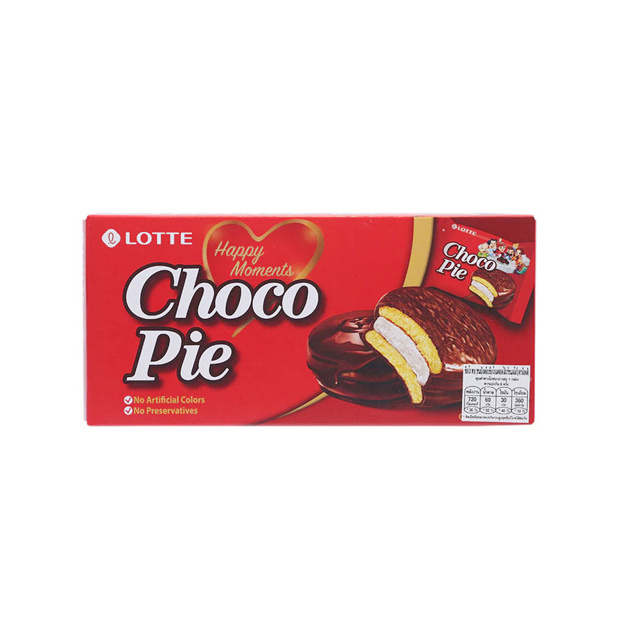 롯데 초코파이 Lotte Choco pie ล็อตเต้ ช็อกโก พาย 168g