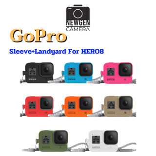 เคสซิลิโคนกันกระแทกสำหรับ Gopro HERO8 ของแท้ (Gopro Sleeve+Landyard For HERO8)