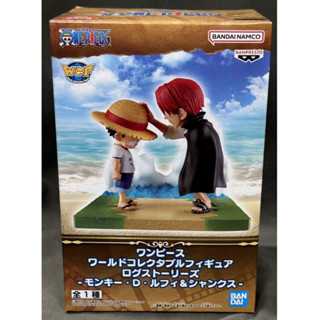 แมวทอง WCF One Piece LOG STORIES MONKEY.D.LUFFY SHANKS โมเดลวันพีช ลูฟี่กับแชงค์