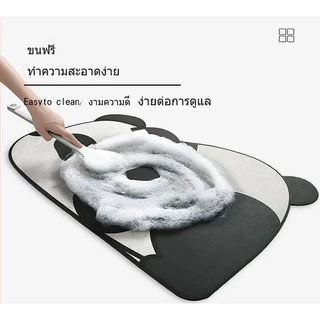 พรมเช็ดเท้า พรมปูพื้น พรมดักฝุ่น รมเช็ดเท้า ขนาด40*60cm มีกันลื่น ลายการ์ตูน พรมเช็ดเท้าแต่งบ้าน ซักได้ การดูดซึมน้ำที่