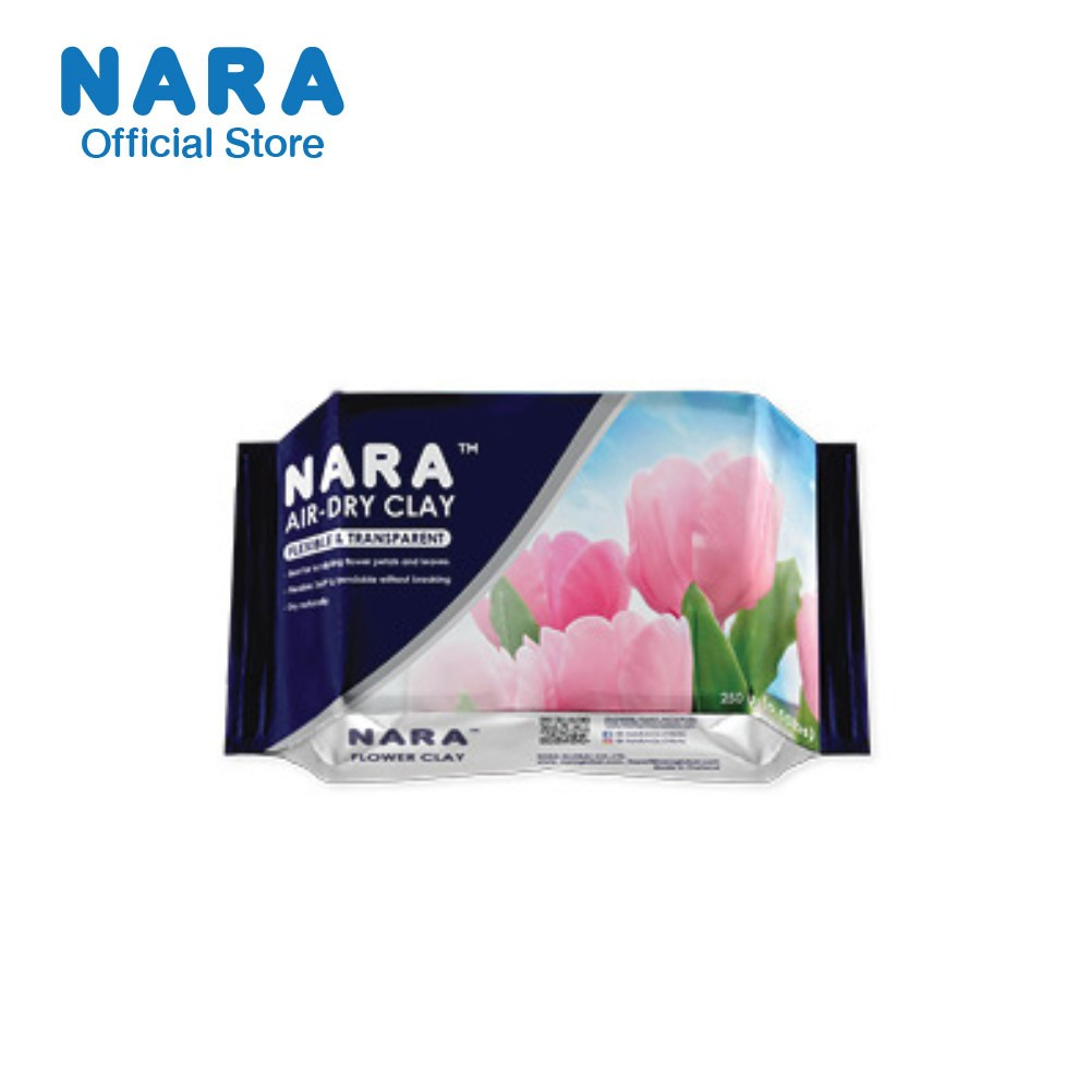 ซื้อ NARA Thai Clay ดินไทย ดินปั้นดอกไม้ ดินปั้นของจิ๋ว (สีขาว/White) *เลือกขนาด*