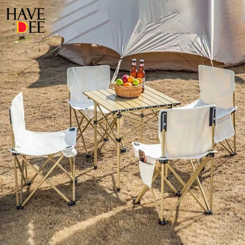 Havedee เก้าอี้สนาม พับได้ เก้าอี้แคมป์ปิ้ง ตั้งแคมป์ camping chair thumbnail 7