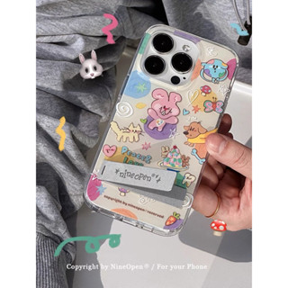 [ᴘʀᴇ-ᴏʀᴅᴇʀ] เคสiPhone By NineOpen💯มีขาตั้งพับได้💞เคสไอโฟนลายน่ารัก