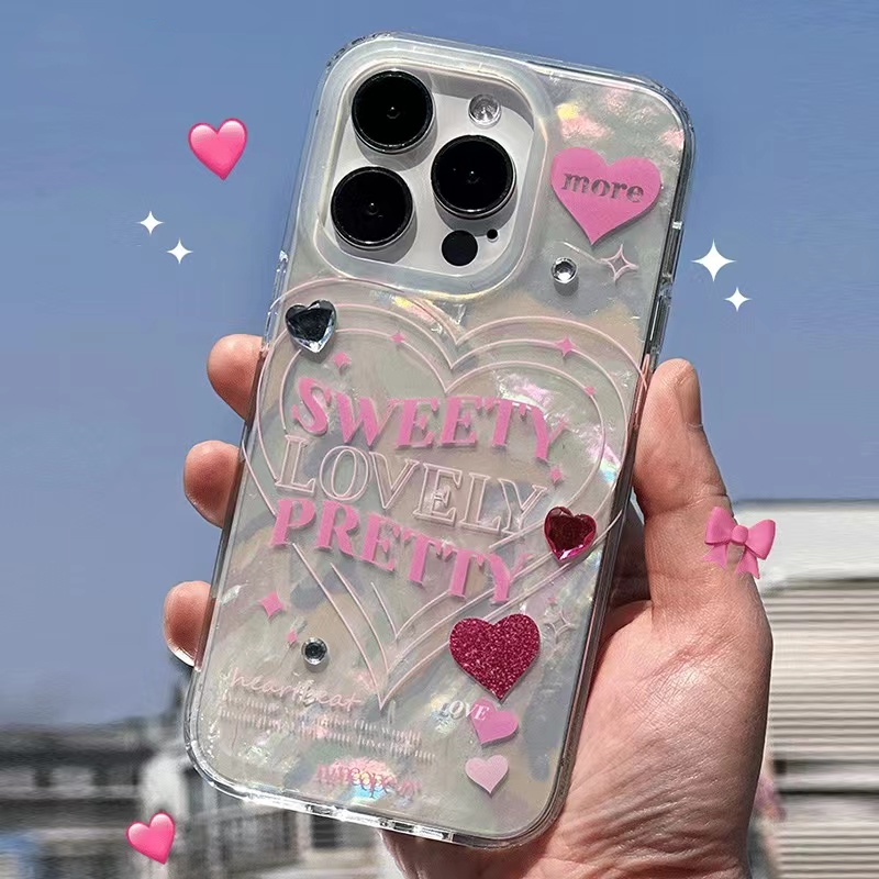 ❤️จัดส่งทันที❤️เคสไอโฟน11/12/13/14 Pro Max Cute Case Sweety&PrettyTextured Case For iPhone 11,12,13,
