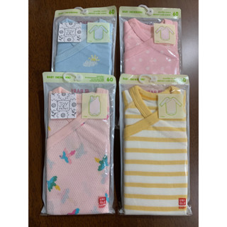 Uniqlo Baby New born ชุดบอดี้สูท คอกลม แขนกุด แขนสั้น แขนยาว Size 60-90