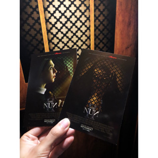 (ใช้โค้ดส่งฟรีได้) โปสการ์ด The Nun 2 ครบชุด 2 ใบ The Nun Postcard Set