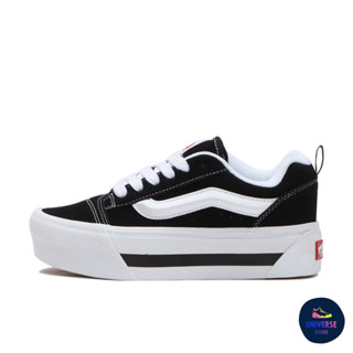 [ของแท้ ส่งฟรี PRE-ORDER] VANS KNU STACK - BLACK/WHITE