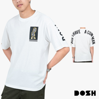 DOSH OVERSIZED SHORT SLEEVE T-SHIRTS THE SIMPSONS เสื้อยืดโอเวอร์ไซส์ FSIMT5088-OW