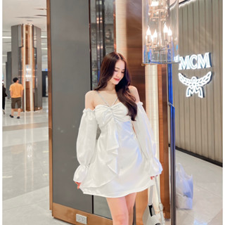 poshie (Gigi dress)1084 มินิเดรมใส่ออกงานเรียบหรูดูแพง