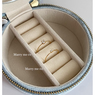 imean.store - Marry me ring | แหวนประดับจี้จิ๋ว ฟีลแหวนหมั้น