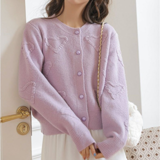 Aurora cardigan เสื้อหนาวไหมพรมแขนยาว สไตล์เกาหลี TS1664