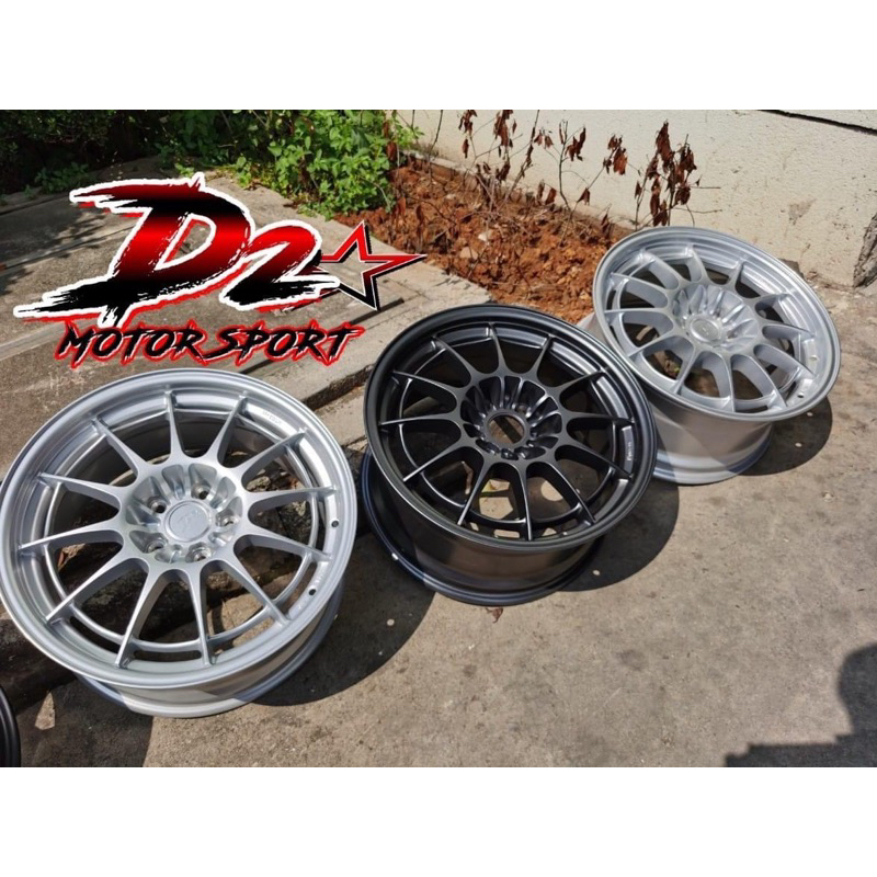 ล้อแม็กซ์ D2 Nt03 ขอบ18 et38 มีทั้ง 5 รู 6 รู กว้าง 8.5 ไม่ล้น เบาทนทาน มีรับประกัน ราคาต่อสี่วงลดอี