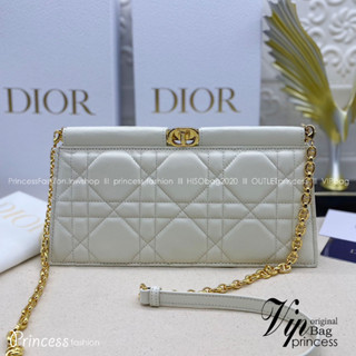 Dlor Caro Colle Noire Clutch with Chain Cannage / DlOR Clutch พร้อมส่ง 4 สี กระเป๋าสะพายทรงคลัท ดีไซน์เรียบ