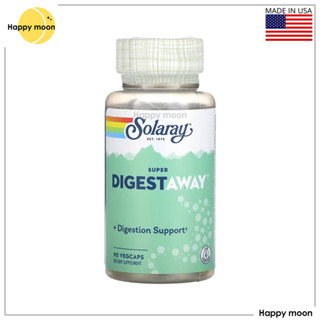 Solaray, Super Digestaway, Digestive Enzyme Blend, 90 VegCaps, เอนไซม์ช่วยย่อย