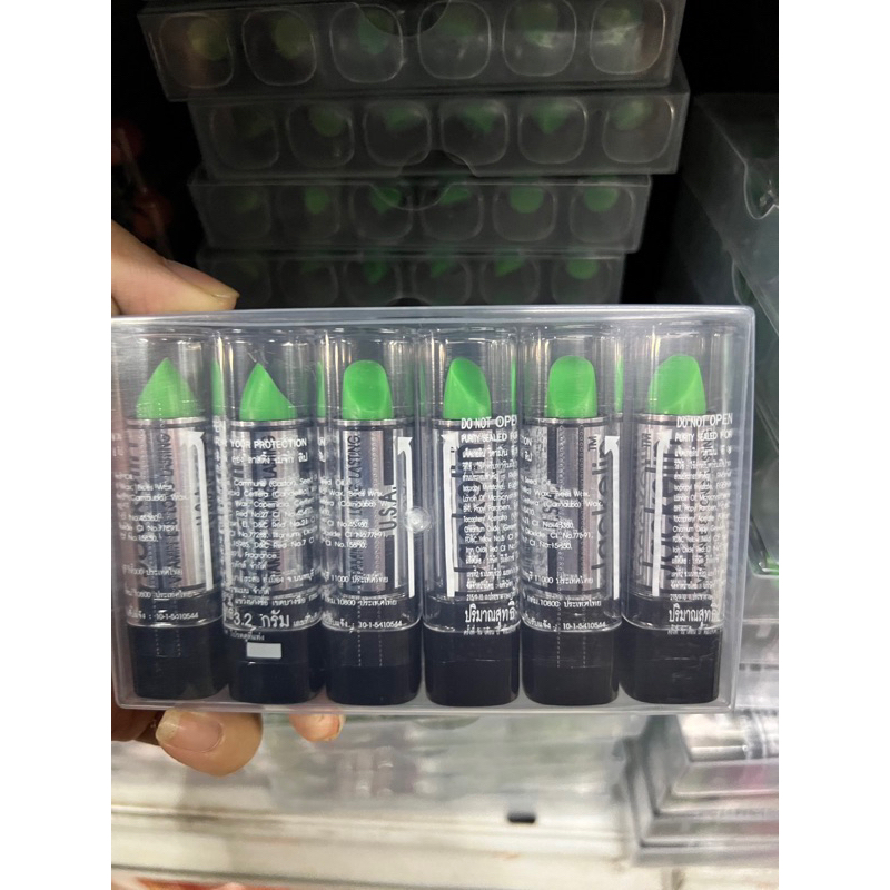 แพ็คละ 80 บาท มี 6 แท่ง ลิปมันเปลี่ยนสี Jackelin
