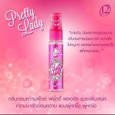 ❤️Love Sale❤️12 Twelve Plus Pretty Lady Pocket Moisture Cologne 20ml.