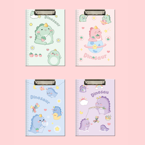 🍒Grace Thai🍒 คลิปบอร์ด A4 Clip Board แผ่นรองเขียน ลายการ์ตูนน่ารัก