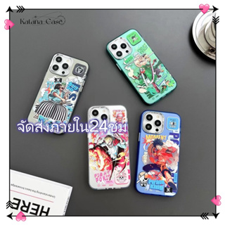 🎐จัดส่งภายใน24ชม🎐เคส for iPhone 11 14 Pro Max Case for iPhone 12 13 ป้องกันการตก การป้องกัน พื้นผิวกระจก การ์ตูน