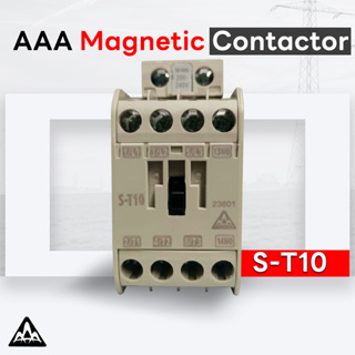 AAA แมกเนติก คอนแทคเตอร์ ST-10 Coil 220V/380V Magnetic Contactor S-T10