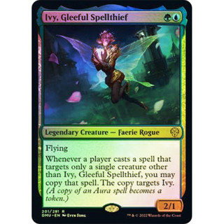 [MTG] Ivy, Gleeful Spellthief [DMU] [MULTI] [RARE] [FOIL] [ENG] (การ์ดเมจิค / Magic the Gathering)