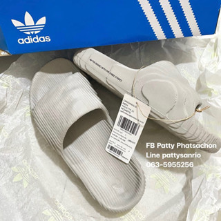 Adidas Adilette Men สีเทา size 42 (UK8)