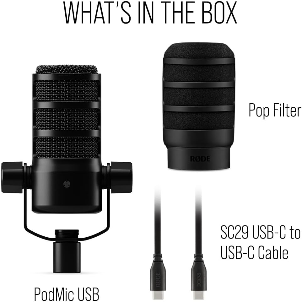 [กรุงเทพฯ ด่วน 1 ชั่วโมง] RODE PodMic USB | Versatile Dynamic Broadcast Microphone (ประกันศูนย์)