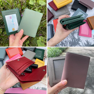 ร้านไทย💓กระเป๋าสตางค์ หนังวัว หนังนิ่มมาก🔥 กระเป๋าบัตร ใบเล็ก Wallet Card Holder S9-99 se