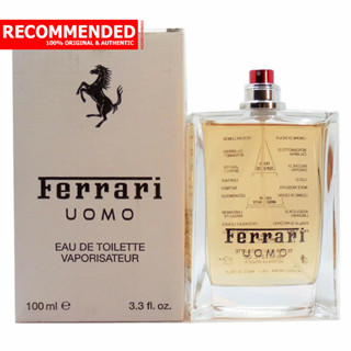 Ferrari UOMO EDT 100 ml. (เทสเตอร์ไม่มีฝา : Tester without Cap)