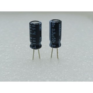 Nichicon HE(M) 3.3 uf 50V Capacitor 10 ชิ้น