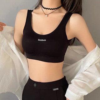 สปอร์ตบรา sport bra ใส่ออกกำลังกาย ใส่นอนได้ ไม่มีโครง ไม่กดทับ ใส่สบาย กระชับหน้าอก มีของพร้อมส่ง