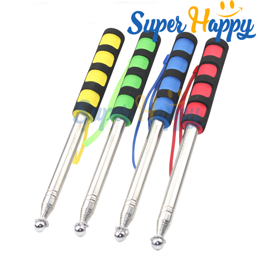 ไม้ชี้กระดานสแตนเลส(1 - 3 เมตร) pointer เสาธงพกพา เสาธงไกด์