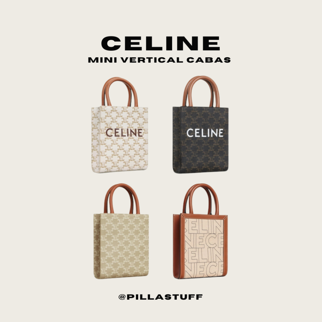New🔥 Celine mini cabas tote bag กระเป๋าครอสบอดี้เซลีน