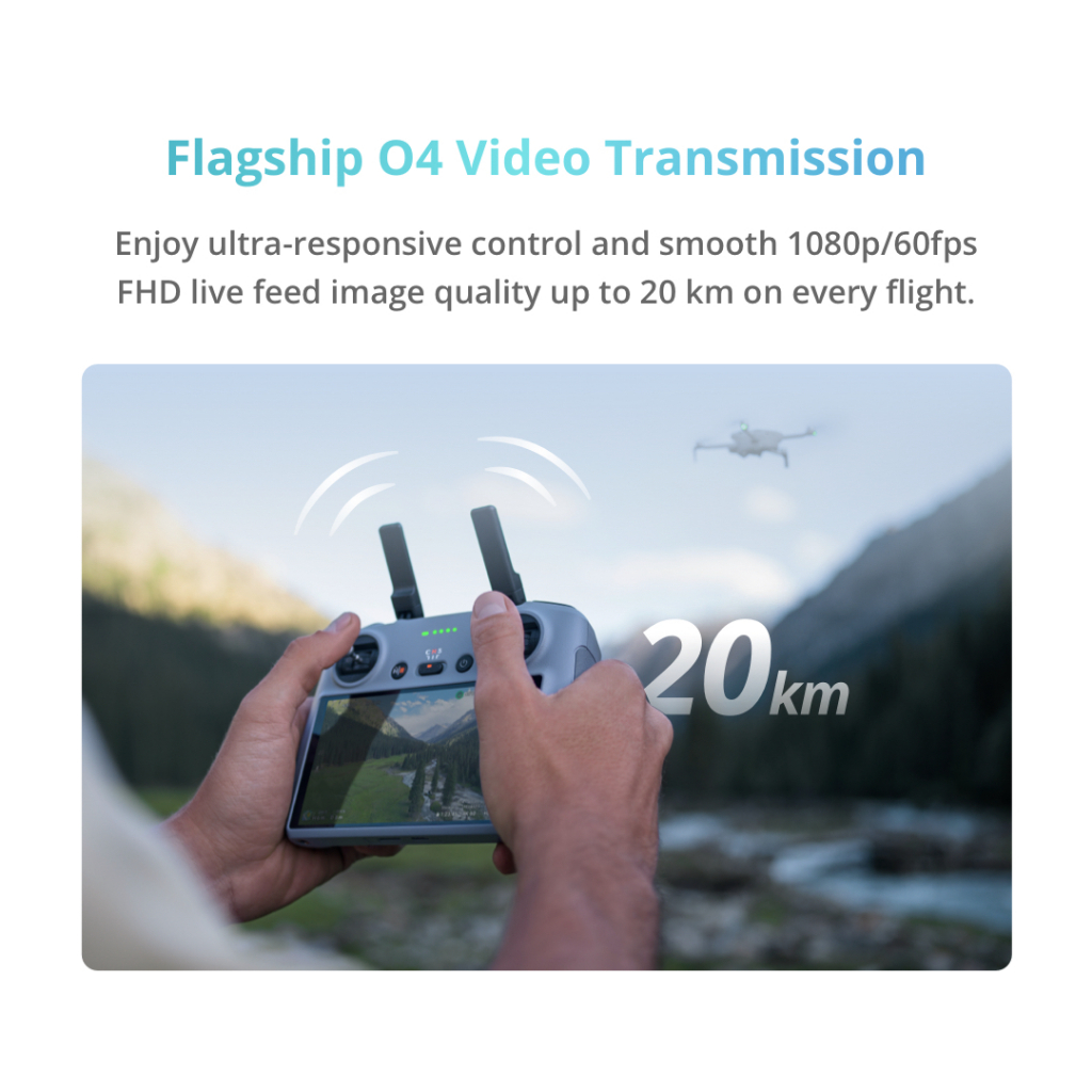 DJI Mini 4 Pro - Camera Drone | โดรนขนาดมินิ | 1/1.3" 4K/60fps HDR | น้ำหนัก 249g | ฟังก์ชั่นครบครัน บินง่าย น้ำหนักเบา
