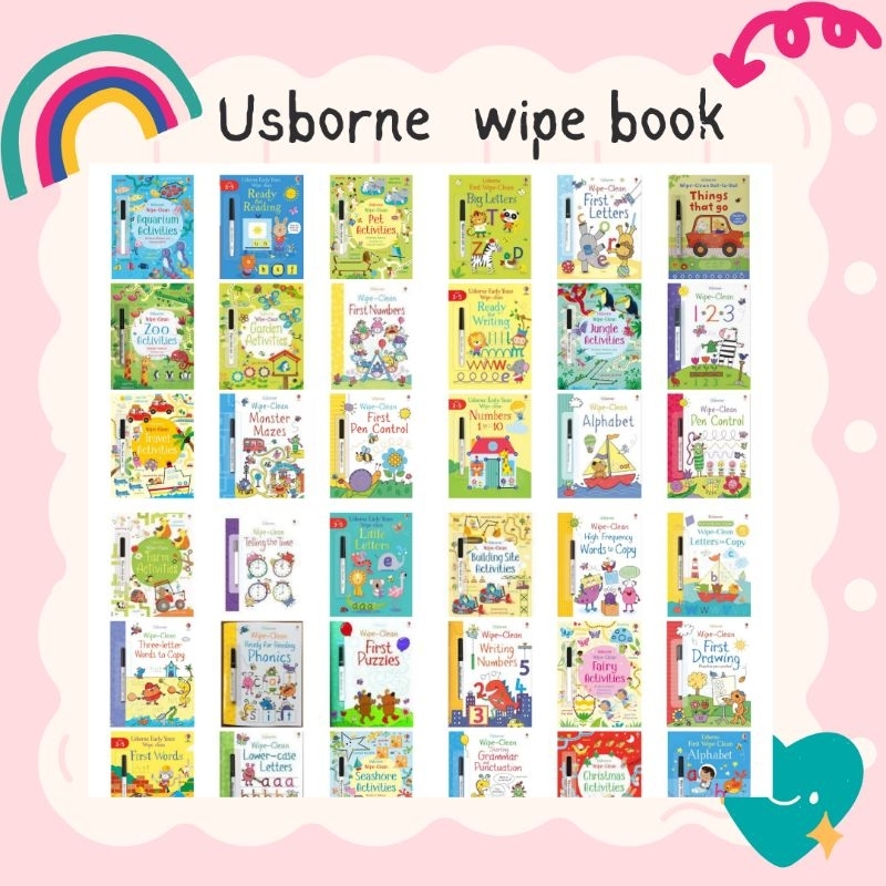 [OnlineLibrary] Usborne Wipe clean books