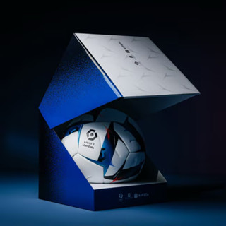 ลูกฟุตบอล รุ่น Uber Eats Ligue 1 Official Match Ball 2022 พร้อมกล่อง (สีน้ำเงิน) KIPSTA