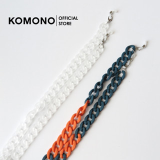 KOMONO Cord Brooks XS Neon Light สายคล้องแว่น สีทูโทน