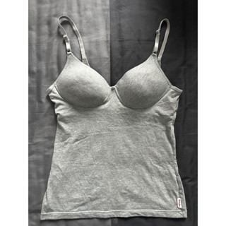 Bra top Wrangler เสื้อสายเดี่ยวเสริมบรา สายปรับได้ สีเทา ไซส์ L