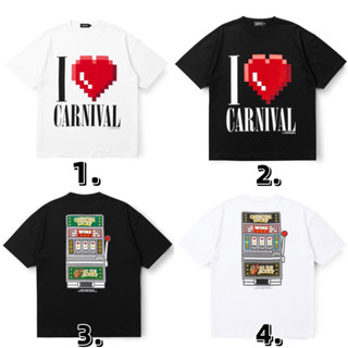 [พร้อมส่ง แท้💯] เสื้อยืด OVERSIZED CARNIVAL® Fall/Winter 2023 “Roll or Die” มือ1