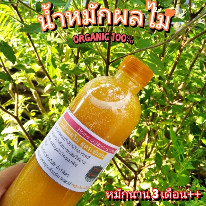 น้ำหมักผลไม้รวม (สูตรเข้มข้น)ขนาด 600 ml.