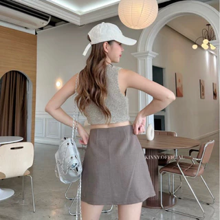 Alice skirt กระโปรง มีซับในกางเกง เอวสูง หน้าหลังเป็นกระโปรง