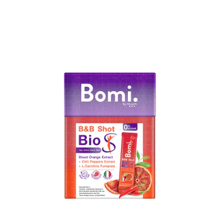 [หมดอายุ 08/27] Bomi B&B Shot Bio S (14x3g) โบมิ บีแอนด์บี ช็อท ไบโอ เอส รสส้มจี๊ดจ๊าด ตัวช่วยมื้อหนัก กระชับสัดส่วน