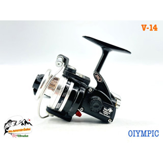 รอก รอกญี่ปุ่น รอกญี่ปุ่นมือ2 รอกตกปลา OLYMPIC Hi-Meca Auto No.4 (V-14) ญี่ปุ่นมือสอง รอกตกปลาหน้าดิน รอกสปิน รอกวินเทจ