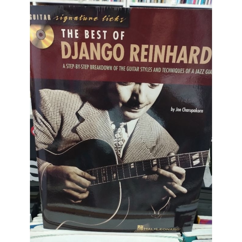 GUITAR SIGNATURE LICKS - THE BEST OF DJANGO REINHARDT W/CD/073999549607/ลดพิเศษตำนิปกด้านหน้า