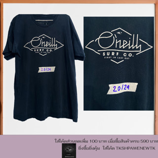 เสื้อยืด ONEILL แท้ วินเทจ  สำหรับผู้ชาย อก 20 ยาว 29