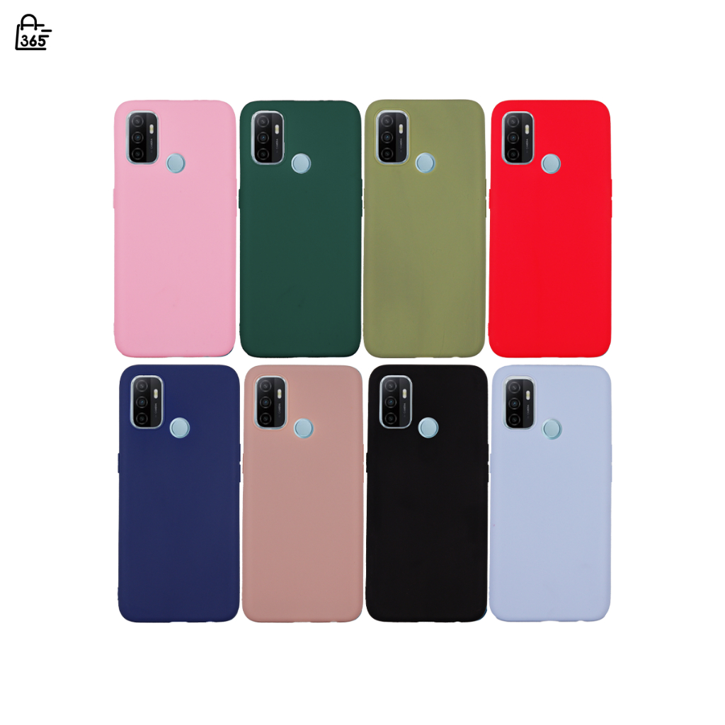 เคส สำหรับ OPPO A53 A32 A33 เคสซิลิโคนนิ่ม สีพาสเทล TPU บาง
