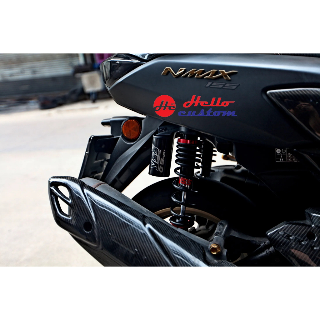 โช้คอัพ โช้คแก๊ส YSS G-SPORT [Black Series] สำหรับ NMAX 2020 - 2024  (TG302-310TR-25-888A) สมูท