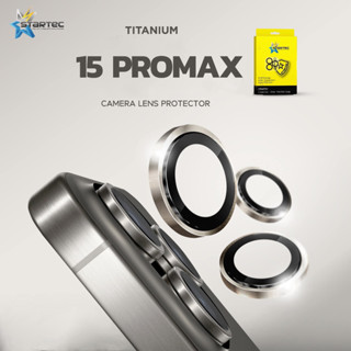 STARTEC เลนส์กล้อง เคลือบแซฟไฟร์ แบบวงแหวน ไอโฟน iPhone 15Promax 15 15Plus 15Pro